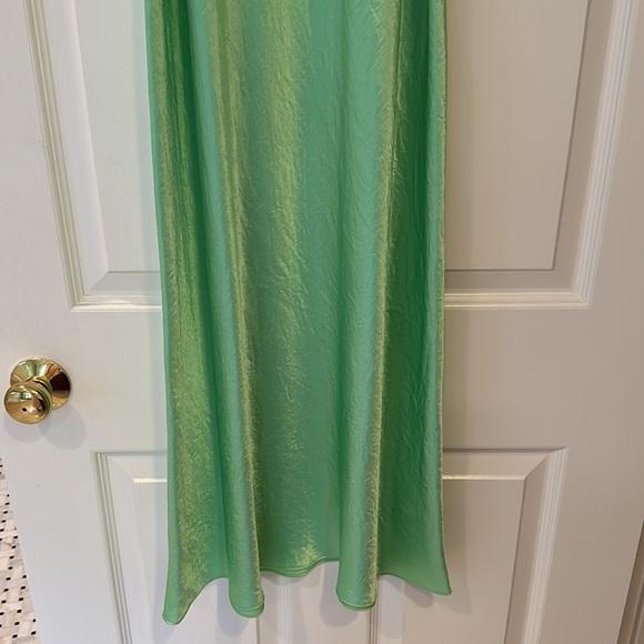 Vince slip midi dress bright green - Picture 3 of 9